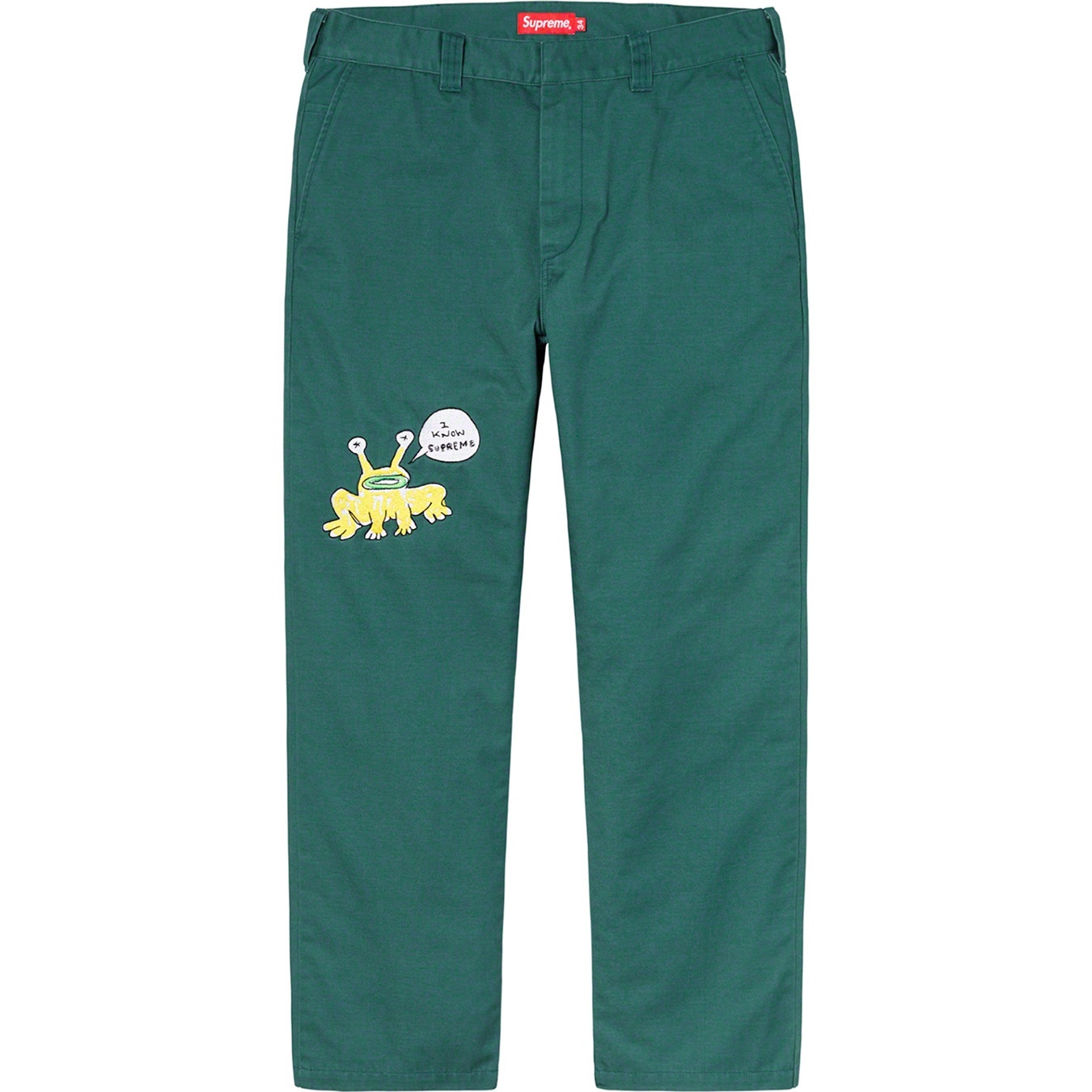 Daniel Johnston Embroidered Work Pant view 5